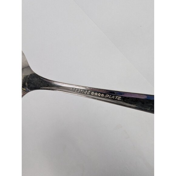 Oneida GRENOBLE Prestige Silverplate Flatware Silverware Set 8 Soup Spoons - Picture 7 of 7